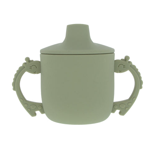 Animal Friends Two-Handle Silicone Sippy Cup